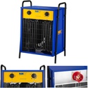 Construction blower heater for drying plaster walls rectangular 400V 22000W