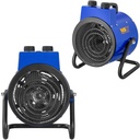 Celtniecības ventilatora sildītājs ģipša sienu žāvēšanai apaļš 230V 2000W