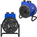 Construction blower heater for drying plaster walls round 230V 3000W