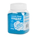 Colorful cotton candy blue sugar with black currant flavor 400g