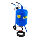 Mobile siphon sandblasting machine on wheels 79 L MSW