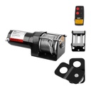 Winch car winch off road remote control rope 12 m pulling capacity 1590 kg + Blocking 4 T