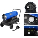 Mobile oil blower heater for oil 30kW