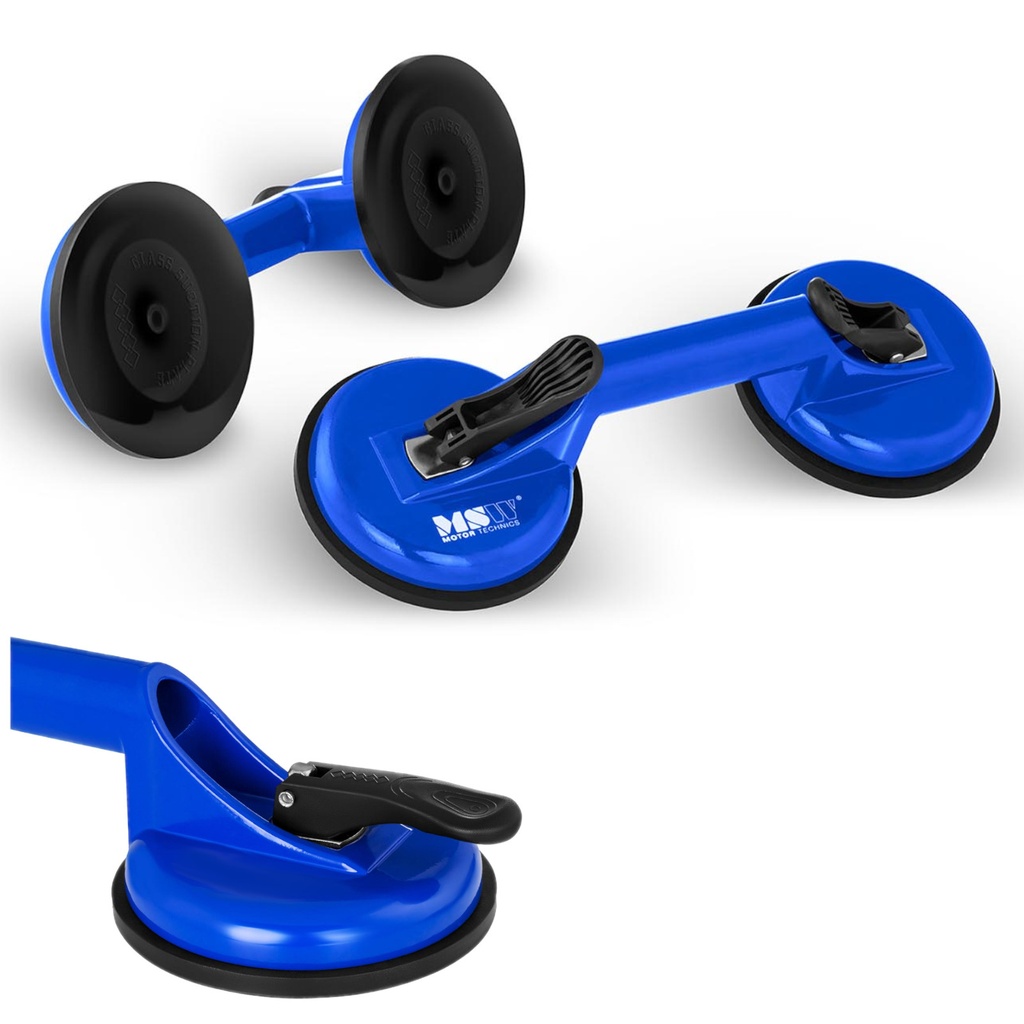 Suction cup holder for carrying glass double load capacity up to 100 kg 2 pcs.