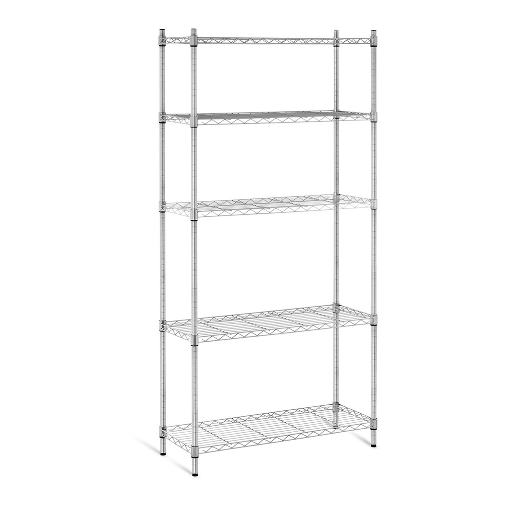 Wire openwork storage rack grey color 180x90x35cm up to 250kg