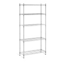 Wire openwork storage rack grey color 180x90x35cm up to 250kg