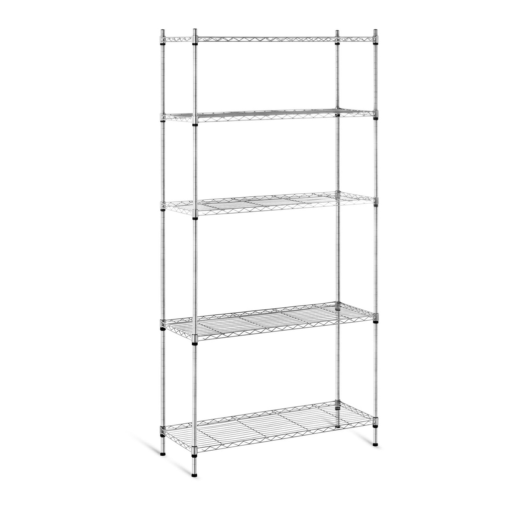Wire openwork storage rack grey color 180x90x35cm up to 150kg