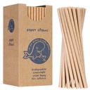 BIO organic paper straws PAPER STRAWS thick 8/205mm - brown 160pcs.