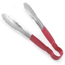 HACCP serving tongs - red - HENDI 171837