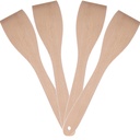 Wooden kitchen spatula for frying 300mm long - SET of 4pcs. - HENDI 525142