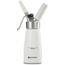 N2O Kitchen Line whipped cream siphon KIT + 3 tips 0.25L - white - HENDI 588031