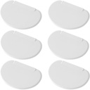 Pusiau apskritas 104x74mm konditerinis grandiklis - 6 vnt. rinkinys.  - HENDI 554142