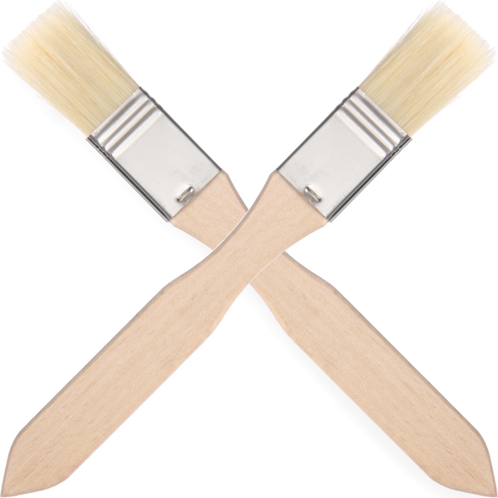Konditerijos šepetėlis plokščiam tepimui 20x210mm KIT 2vnt. - HENDI 515228