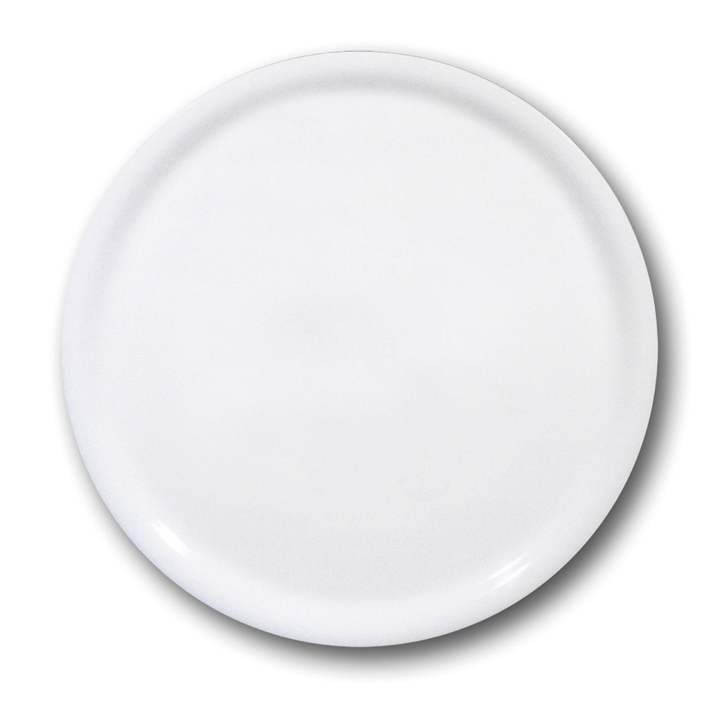 Durable Speciale white 280mm porcelain pizza plate - set of 6pcs.