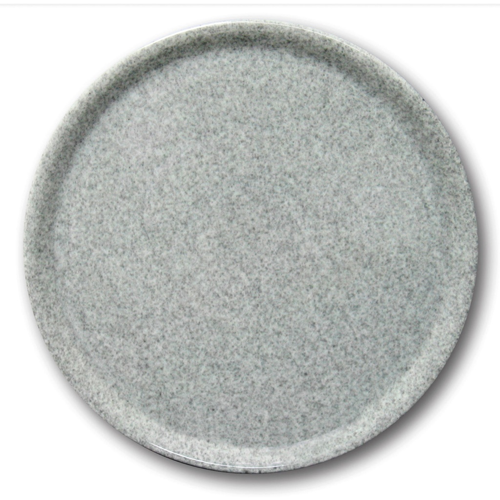 Durable porcelain pizza plate Speciale granite 330mm - set of 6pcs.