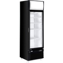 Display cabinet refrigerator with illuminated advertising panel 360L