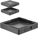 SALTO thermal catering container for transporting food inner 35x35x4.5cm 5L