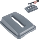 Lid with rectangular opening for 60L garbage can basket