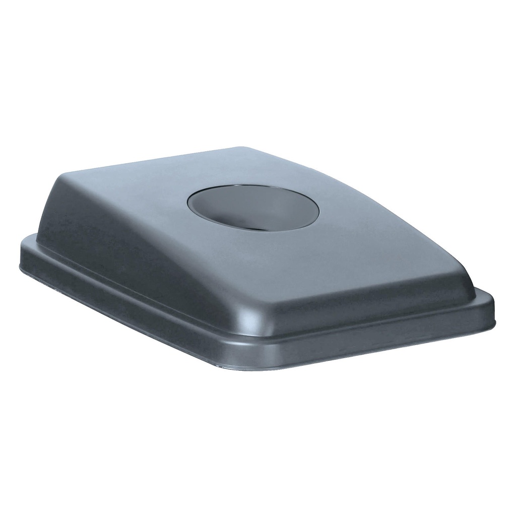 Lid with round opening for 60L garbage can basket