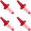 Bottle tap dispenser - red KIT of 4pcs.