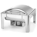 Food warmer for candle paste satin steel GN 2/3