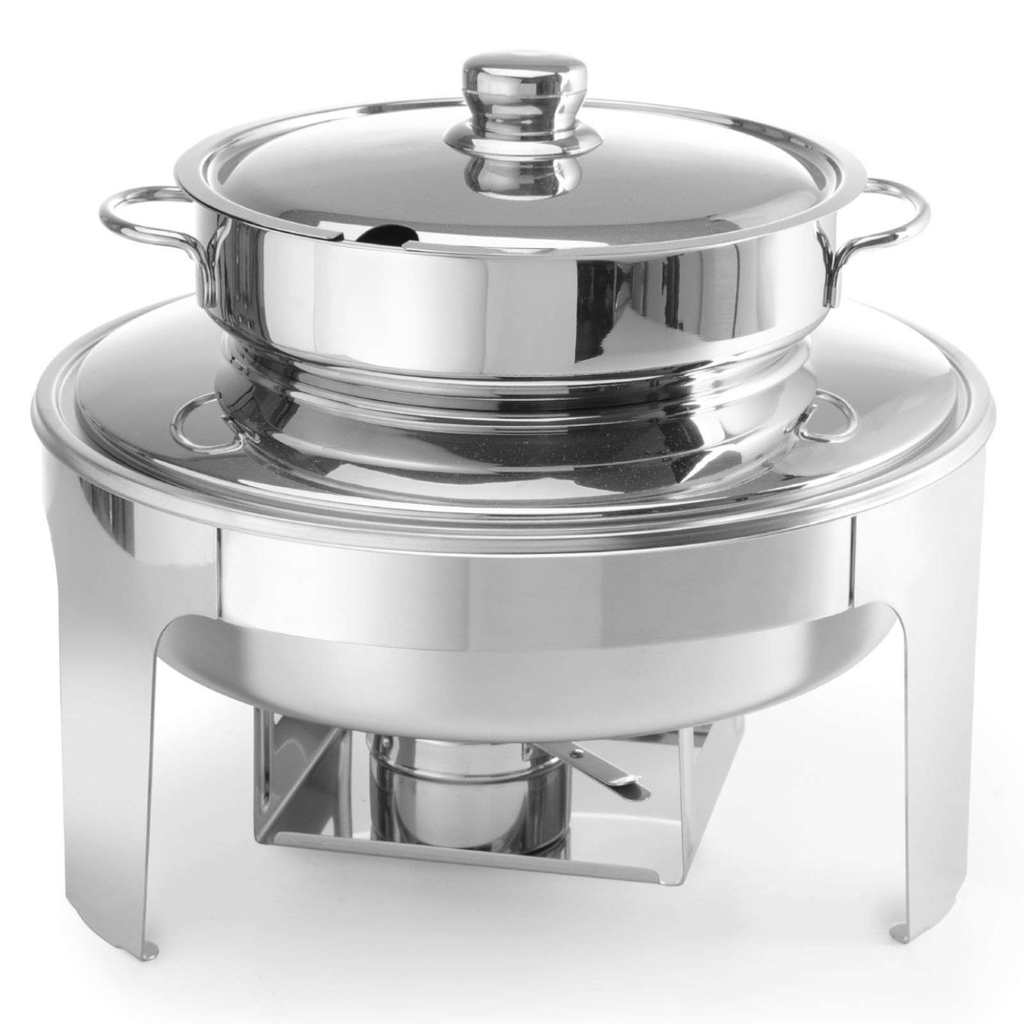 Soup candle paste warmer polished steel 10L