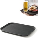 GN 1/1 non-slip resistant waiter's tray - black