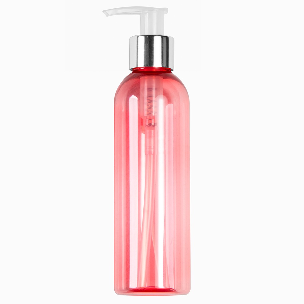 Dispenser with pump for liquid gel 24/410 200ml - red