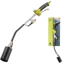 Construction gas roofing burner for tar paper insulation LPG gas 35 kW + PIEZO ZAPALNIK