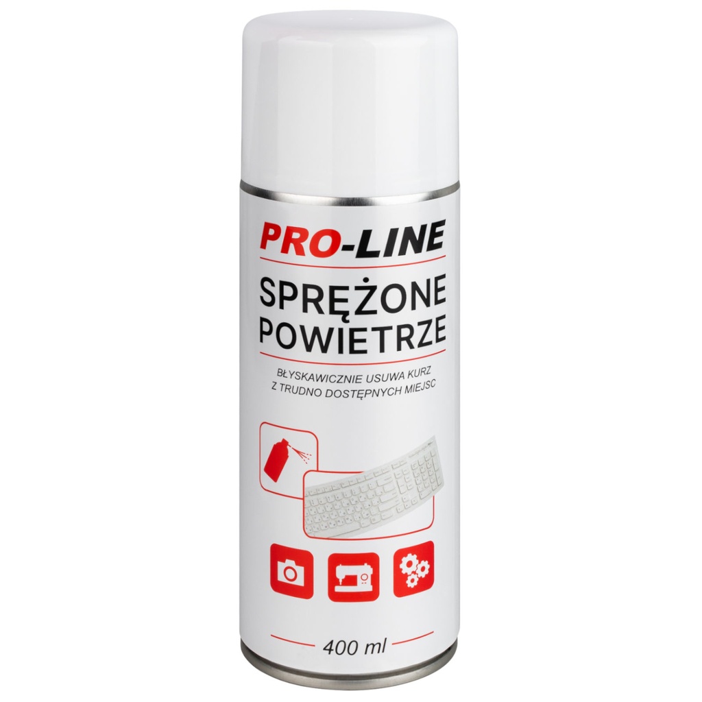 Compressed air for cleaning electronics of sewing machines PRO-LINE spray 400ml