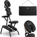 Massage chair folding up to 130 kg black