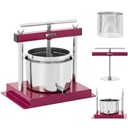 Stainless steel manual fruit juice wine press 3L