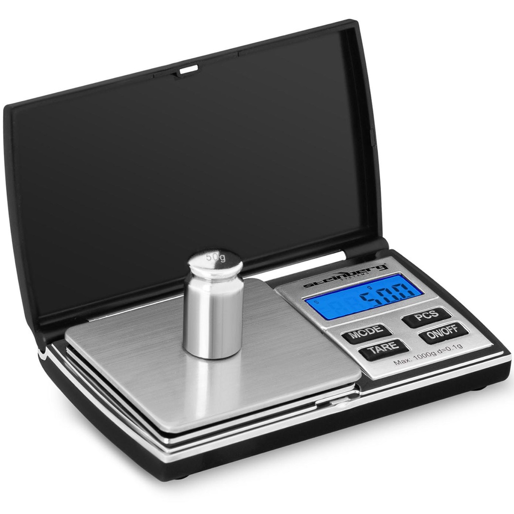 Precision jewelry pocket scale LCD piece counting 1000 / 0.1 g