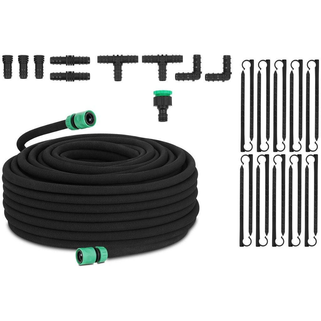 Drip irrigation line hose for watering plants KIT + pins 50 m