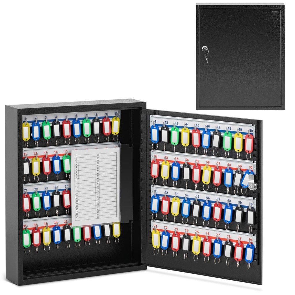Metal key organizer box 80 keys + HOLDERS