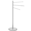 Rotary rack for 3 towels free-standing floor CHROMOVED STEEL