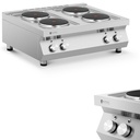 Electric stove 4-hob adjustable dia. 22 cm 4 x 2600 W 400 V ITALY