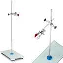 Laboratorijas statīvs ar piederumiem 63 cm 1 rokturis