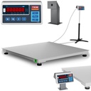 Industrial platform scale RS232 interface 1500 kg / 500 g LED M LEGALIZATION