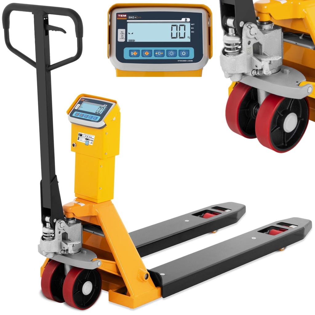 Padėklų vežimėlis, kurio svoris iki 2000 kg Šakių ilgis 1150 mm LCD