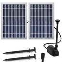 Saulės tvenkinio fontanas 1350 l/h 1,6 m 2 x 6 W
