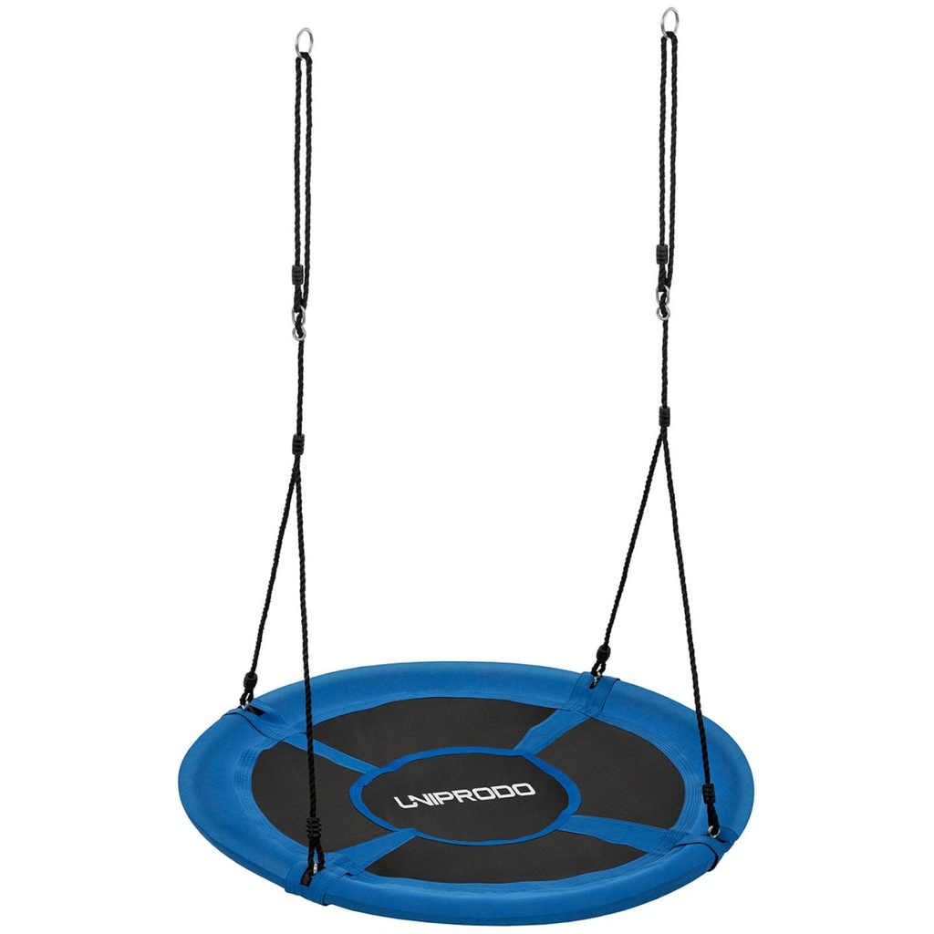 Garden swing stork's nest diameter 105 cm up to 100 kg blue