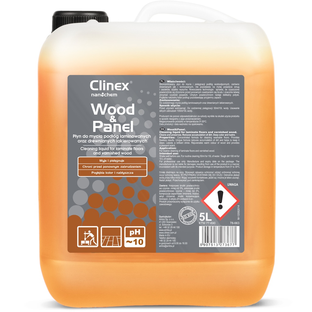 CLINEX Wood-Panel Floor Cleaner 5L