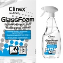 CLINEX Glass Foam 650ML professional foam for streak- and streak-free glass cleaning of mirrors.