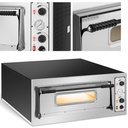 Professional electric single chamber pizza oven 6 pizzas diameter 32 cm 400 V 7200 W ITALY