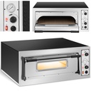 Professional electric single chamber pizza oven 4 pizzas diameter 32 cm 400 V 4700 W ITALY