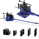 Sheet metal bending machine manual with angle gauge 100 mm wide STAL