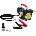 Electric diesel fuel drain pump self-priming IP55 12 V 155 W 40 l/min