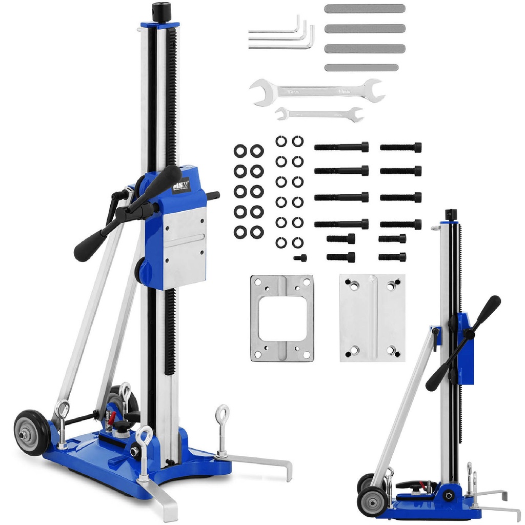 Stand for crown drill rig with adjustment and wheels diameter 130-300 mm.