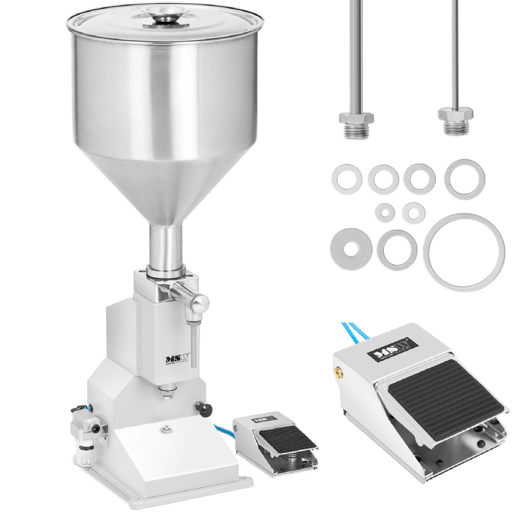 Pneumatic liquid pouring machine 5-50 ml 10.6 l